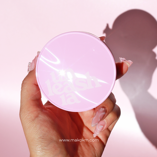 UNLEASHIA Don't Touch Glass Pink Cushion