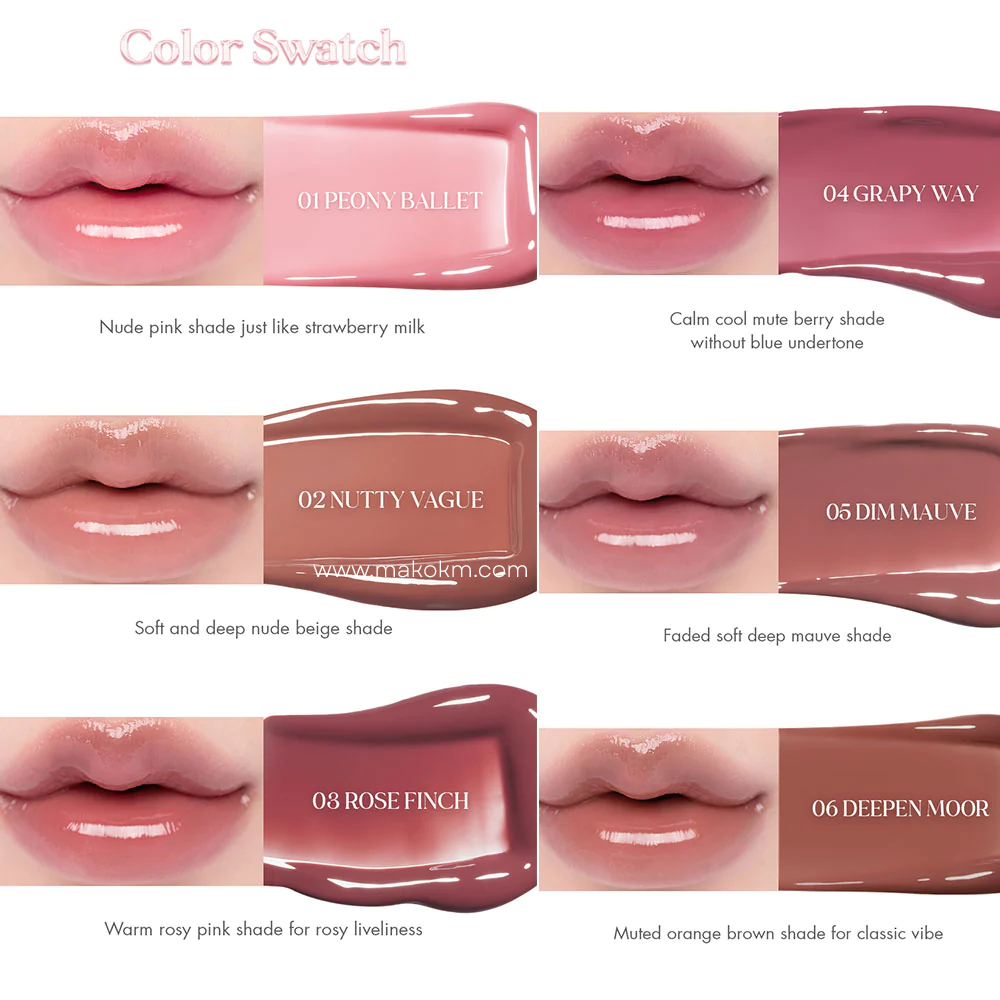rom&nd Glasting Color Gloss ¡Nuevos tonos!