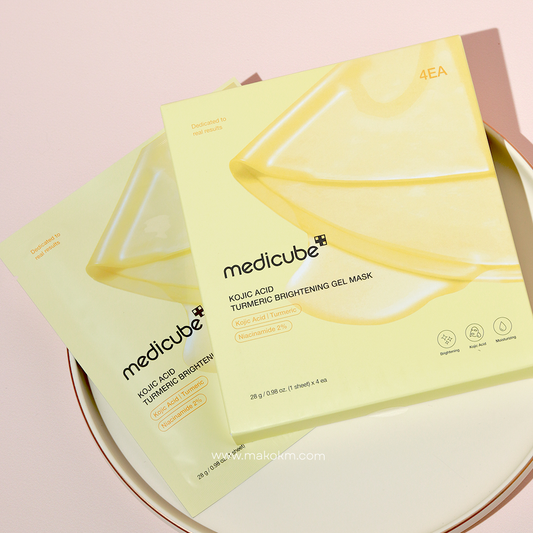 Medicube Kojic Acid Turmeric Brightening Gel Mask (Caja Con 4)