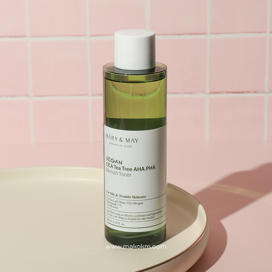Mary&May Vegan CICA Tea Tree AHA PHA Toner 200ml