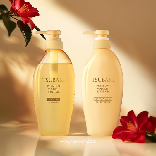TSUBAKI Golden Camellia 0 Second Salon-Level Moisturizing Refreshing Ultimate Repair Shampoo y Acondicionador 450ml c/u