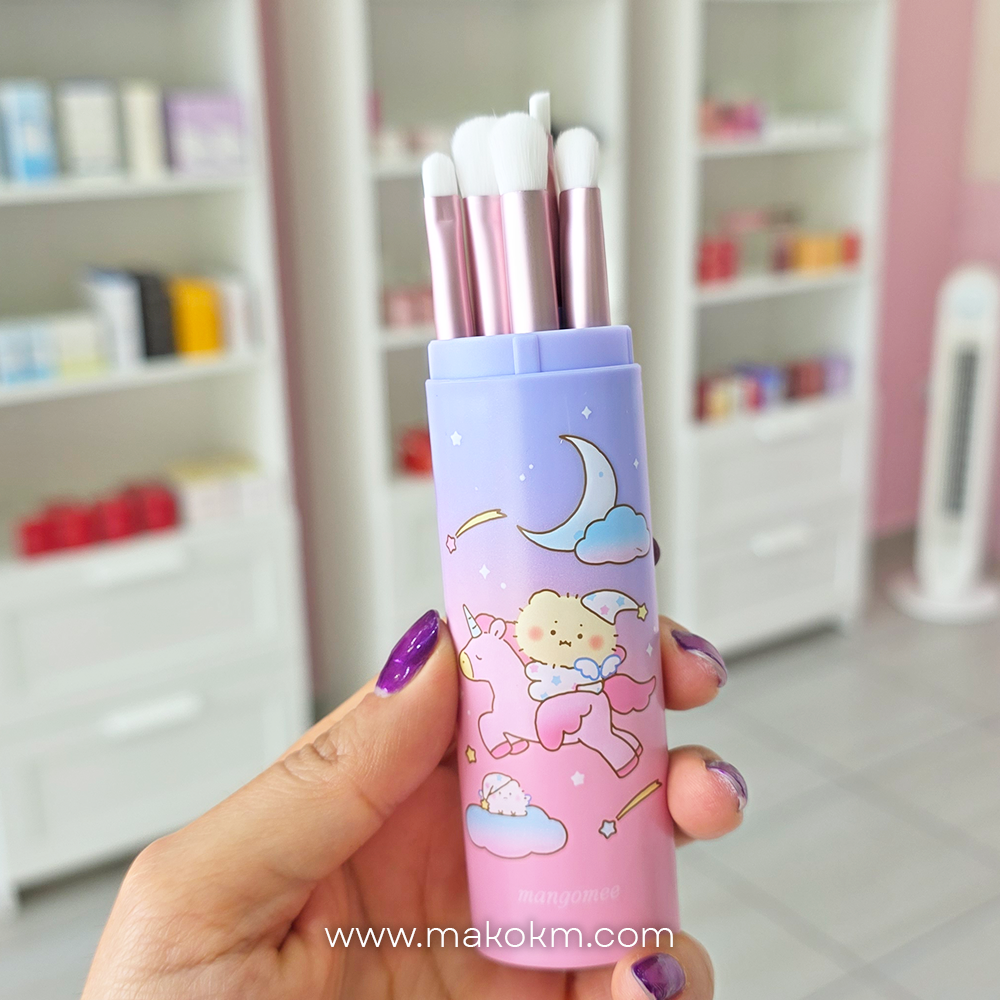 STUDIO17 Eye Makeup Brush Set (+Case, Acrylic Stand 2P) Mangomee Edition