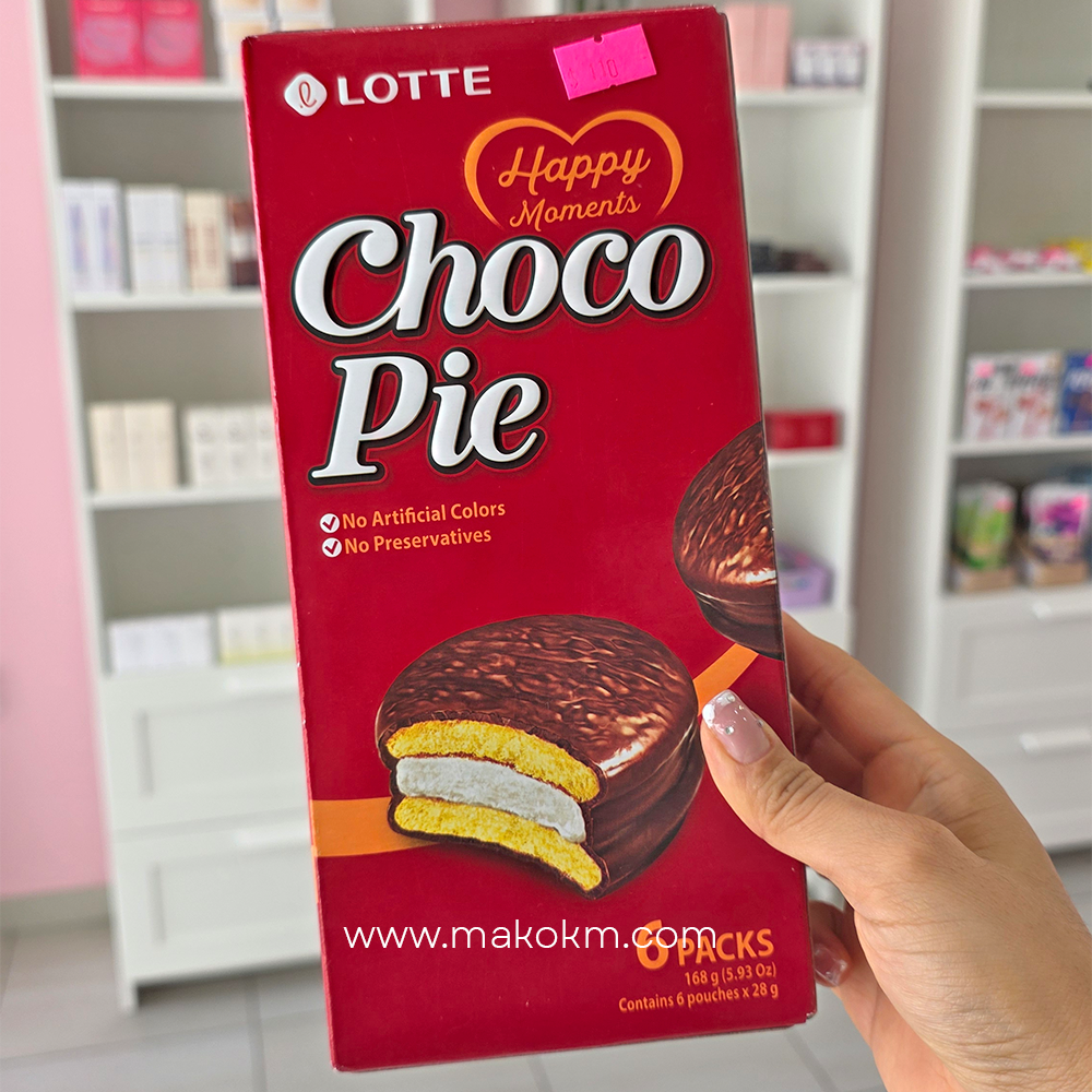 Lotte Chocopie Caja con 6 pastelitos 168gr