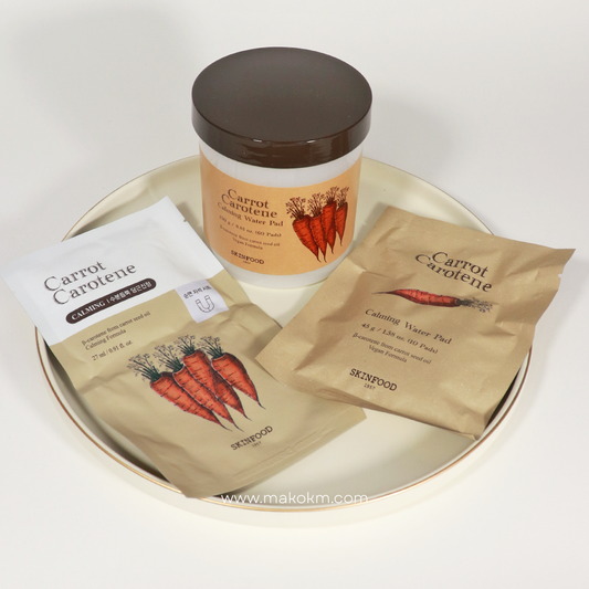 SKINFOOD Carrot Carotene Calming Water Pad (+10 pads de regalo y una mascarilla)