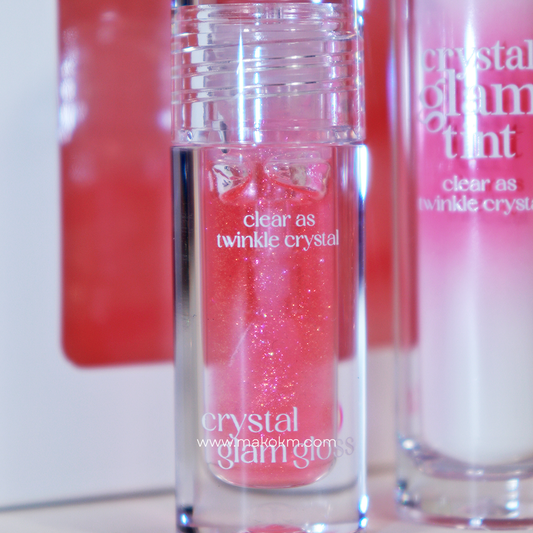 CLIO Crystal Glam Tint Luxury Koshort #014 Heart Pink Dia (con mini gloss)