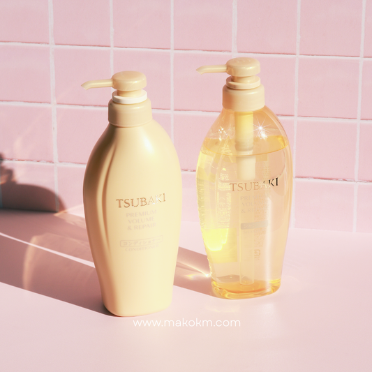 TSUBAKI Golden Camellia 0 Second Salon-Level Moisturizing Refreshing Ultimate Repair Shampoo y Acondicionador 450ml c/u