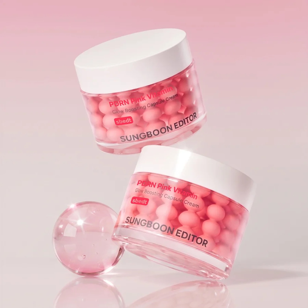 Sungboon Editor PDRN Pink Vitamin Glow Boosting Capsule Cream 50ml