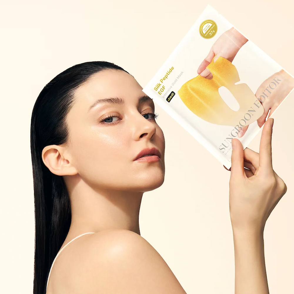 Sungboon Editor Silk Peptide EGF Intensive Gold Overnight Mask 1pc