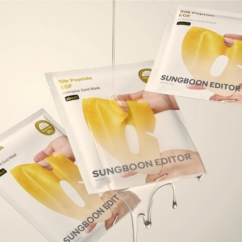Sungboon Editor Silk Peptide EGF Intensive Gold Overnight Mask 1pc