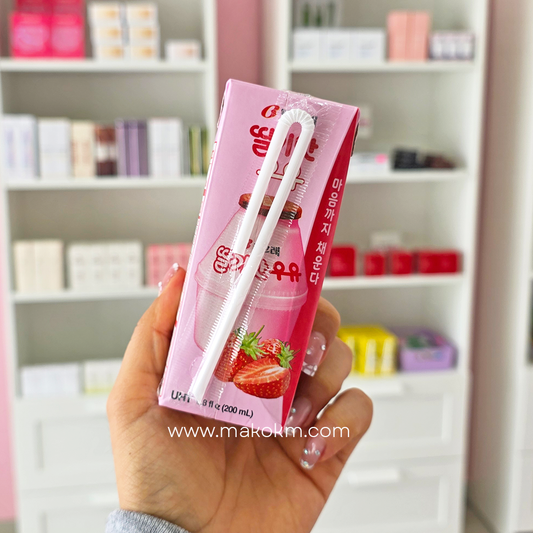 BINGGRAE Bebida Sabor leche de fresa 200ml